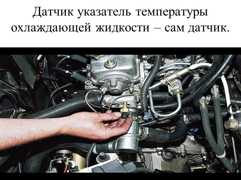 Датчик указатель температуры охлаждающей жидкости – сам датчик.